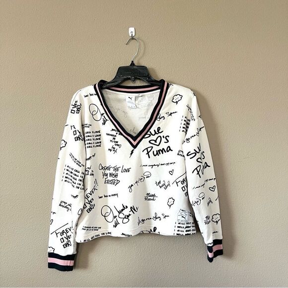 Sue Tsai x Puma Vintage Varsity Style Sweater - Picture 1 of 9